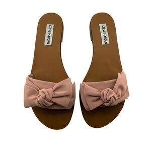 Steve Madden Pink Bow Sandals